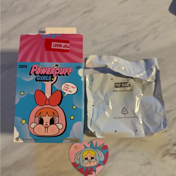 CRYBABY × Powerpuff Girls Series-Vinyl Face Plush Blind Box Bunny Bubbles - Picture 4 of 4